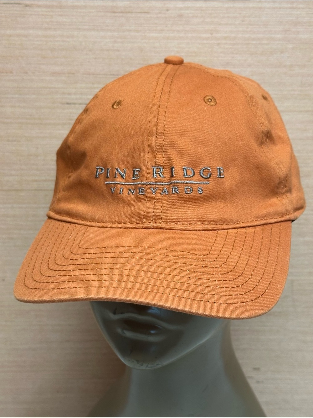 Pine Ridge Vineyards Burnt Orange Fitted New Era Baseball Hat Cap Adult Size M/L